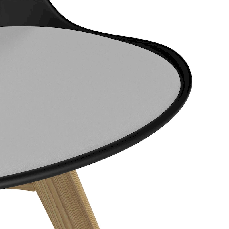 Celine Side Chairs with Natural Legs (Set of 2)