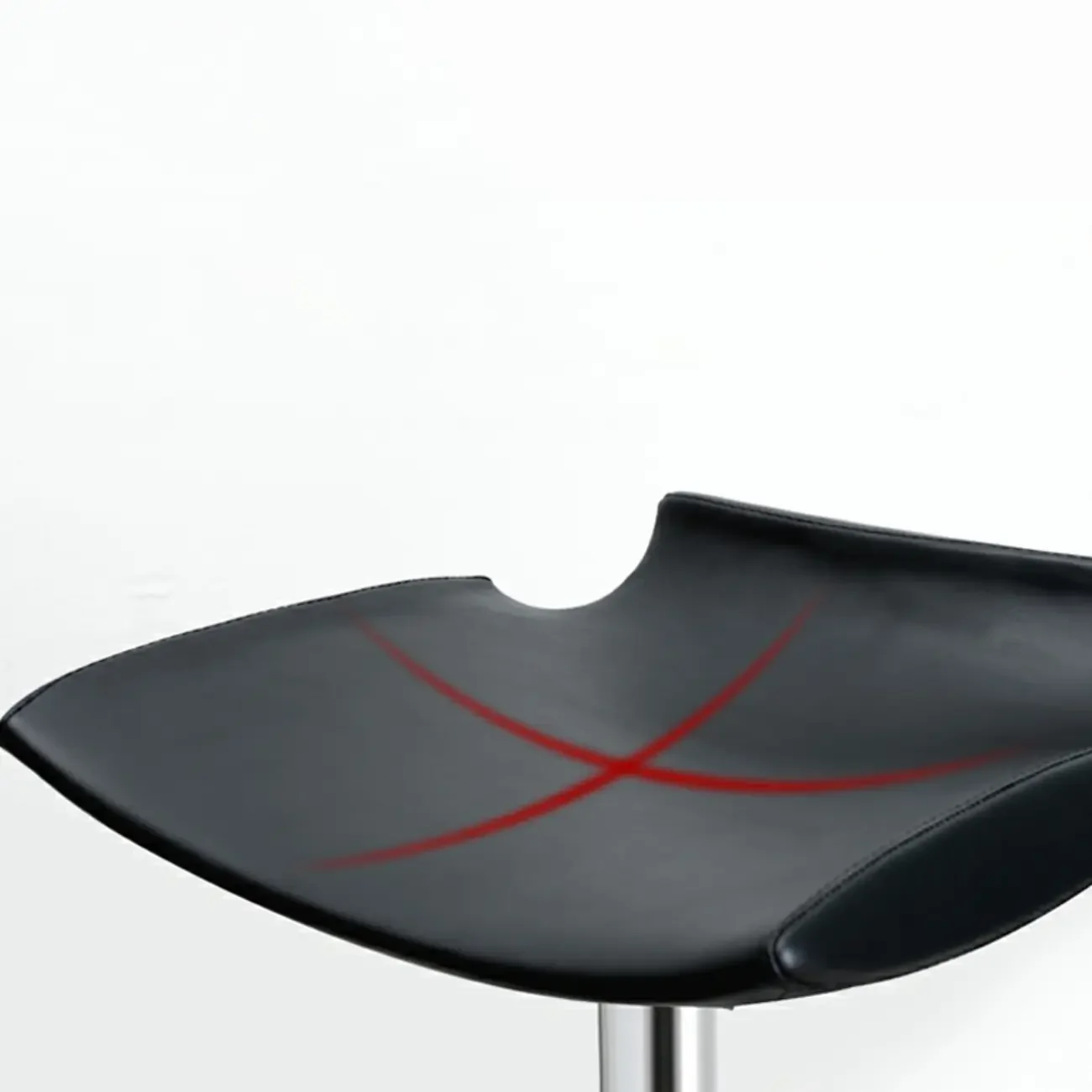 Modern Gray Swivel Metal Frame Adjustable Bar Height Stools