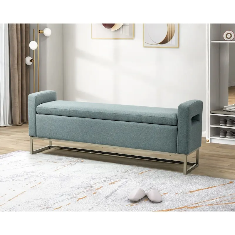 Diana Modern Upholstered Bench with Storage Space