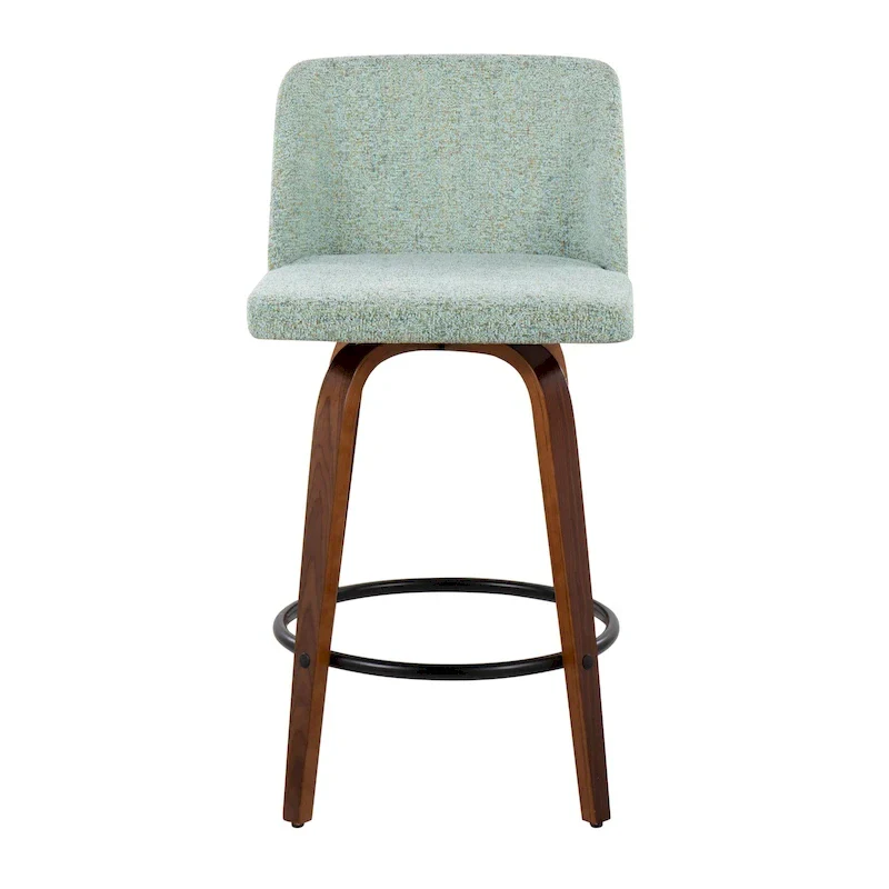 Carson Carrington Vallberga 26  Counter Stool with Black Round Footrest (Set of 2)