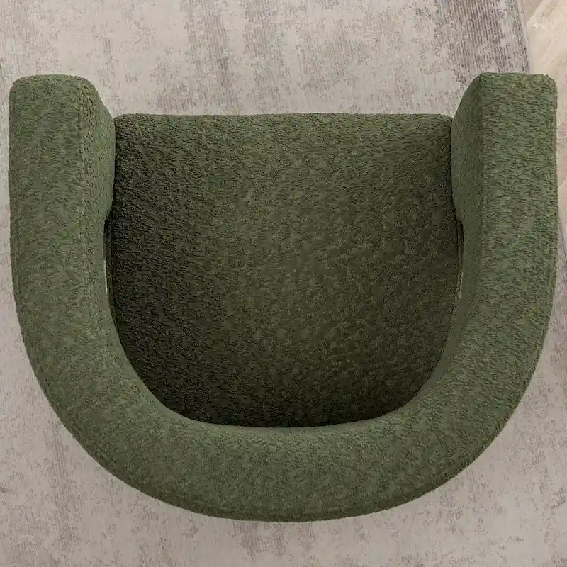 28 Wide Boucle Upholstered Square Armchair
