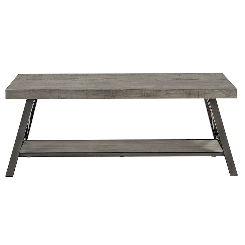 Bryson Rustic X-Base Accent Tables by iNSPIRE Q Classic