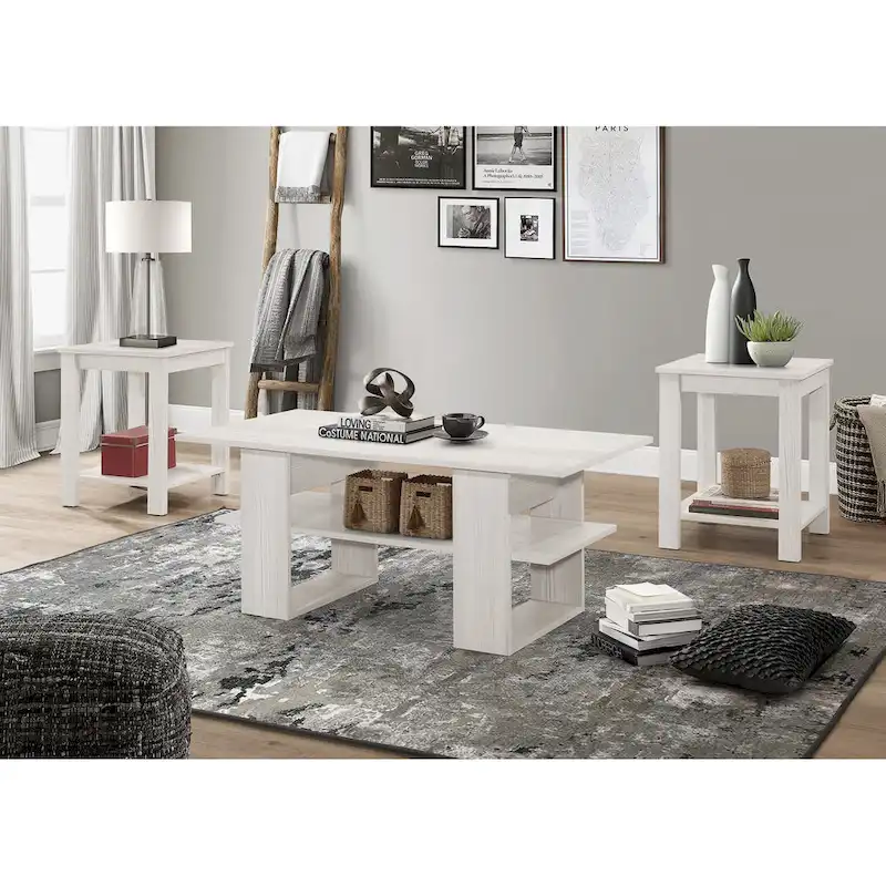 Coffee Table with 2 End Tables