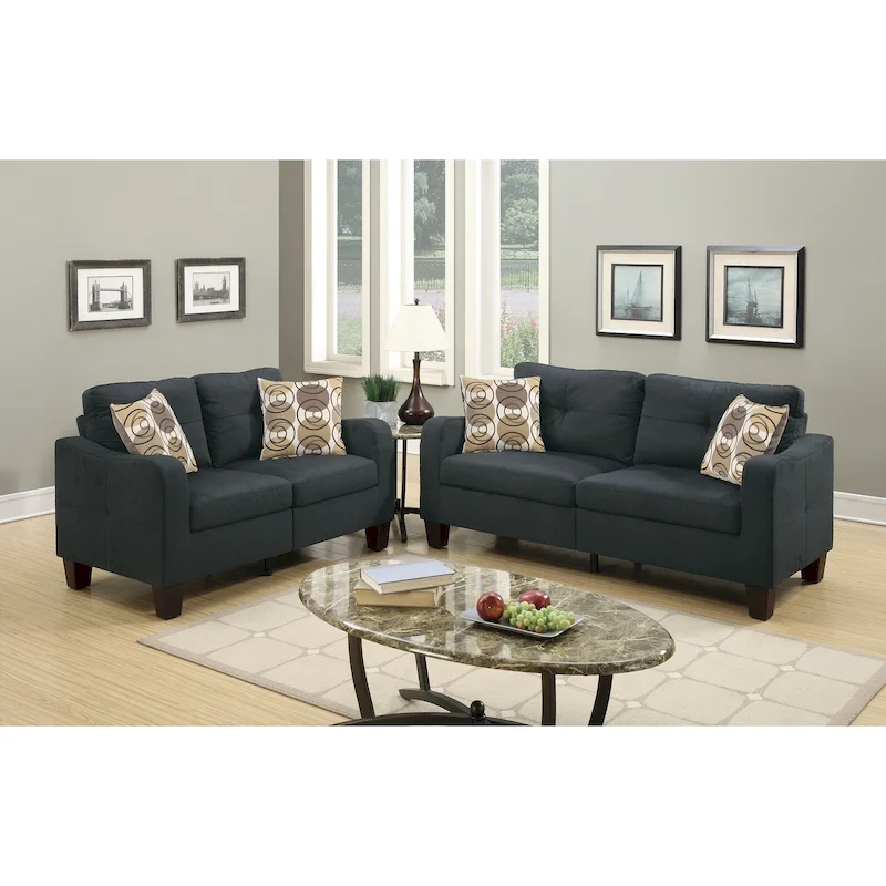 Sofa with Accent Pillows