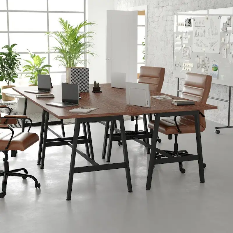 Commercial Conference Table with Laminate Top and A-Frame Base