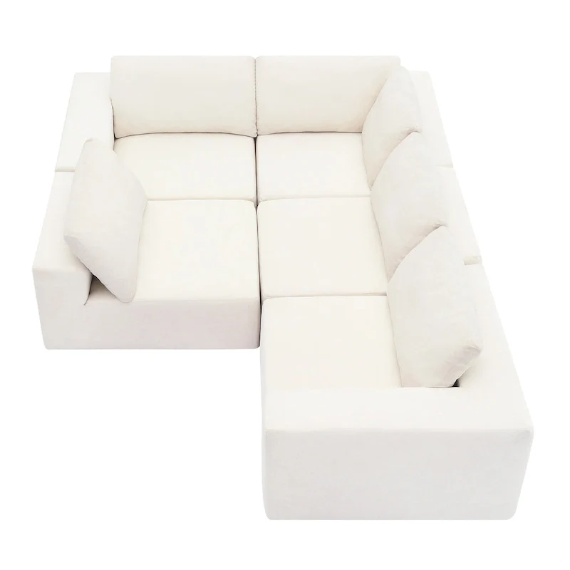 Modular L Shaped Sectional Sofa