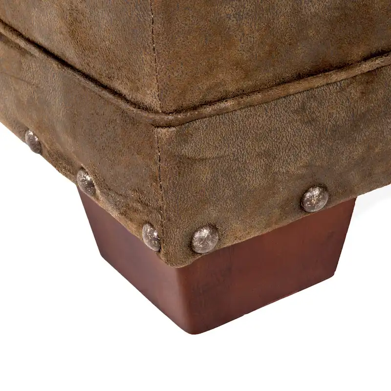 American Furniture Classics Model 8501-00-60 Alpine Lodge Arm Chair with Matching Ottoman