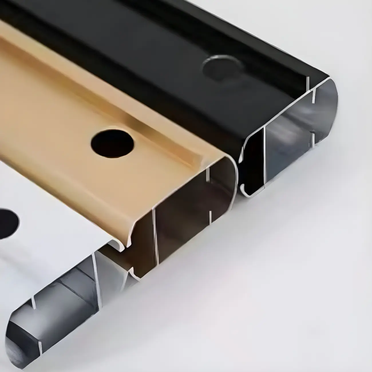 Rectangular Black Clear Glass Metal Frame Curio Cabinet