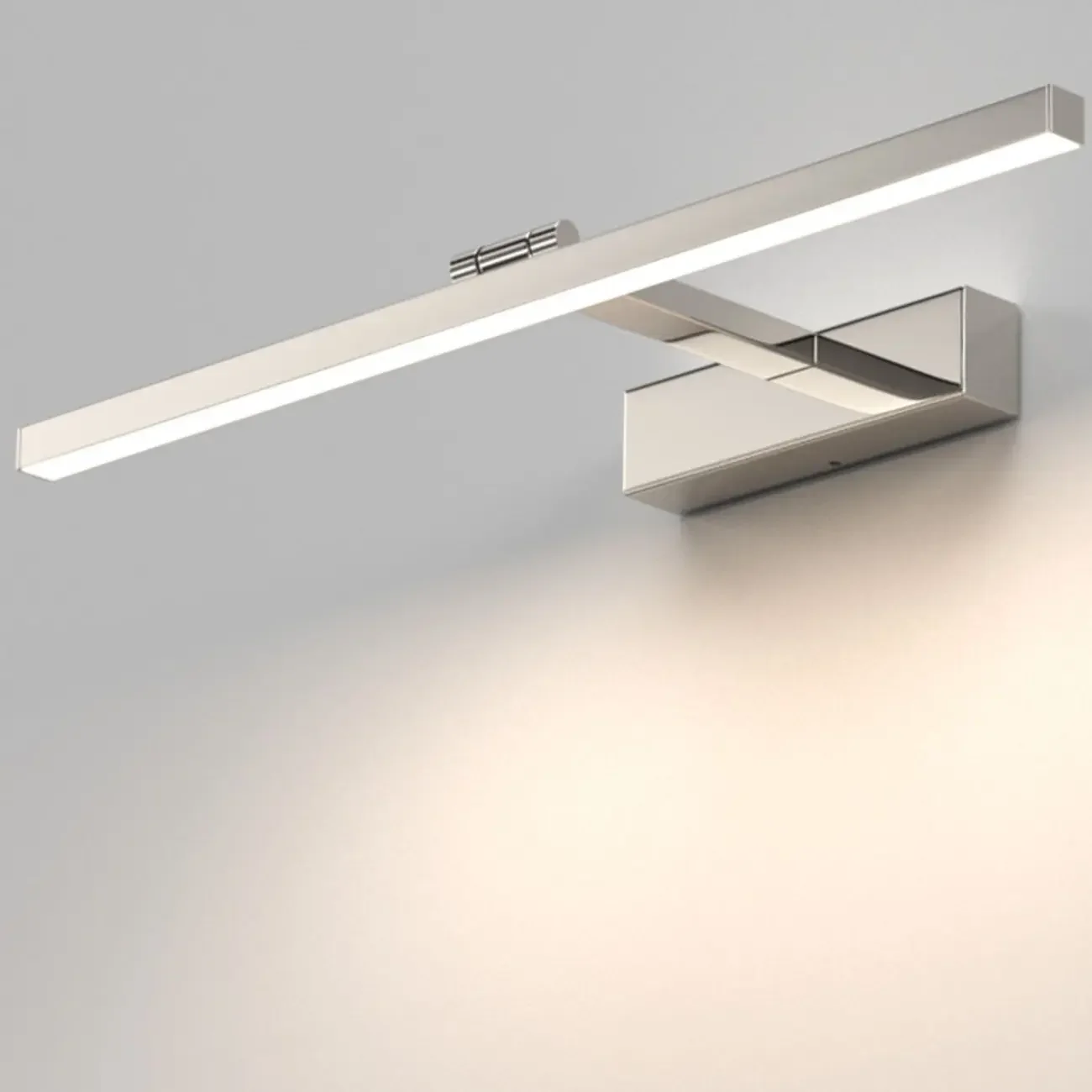 White Linear LED Wall-Mounted Vanity Light with Modern Style