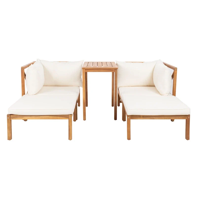 SAFAVIEH Outdoor Living Ronson 5-Piece Sectional Set - 27W x 27D x 27H