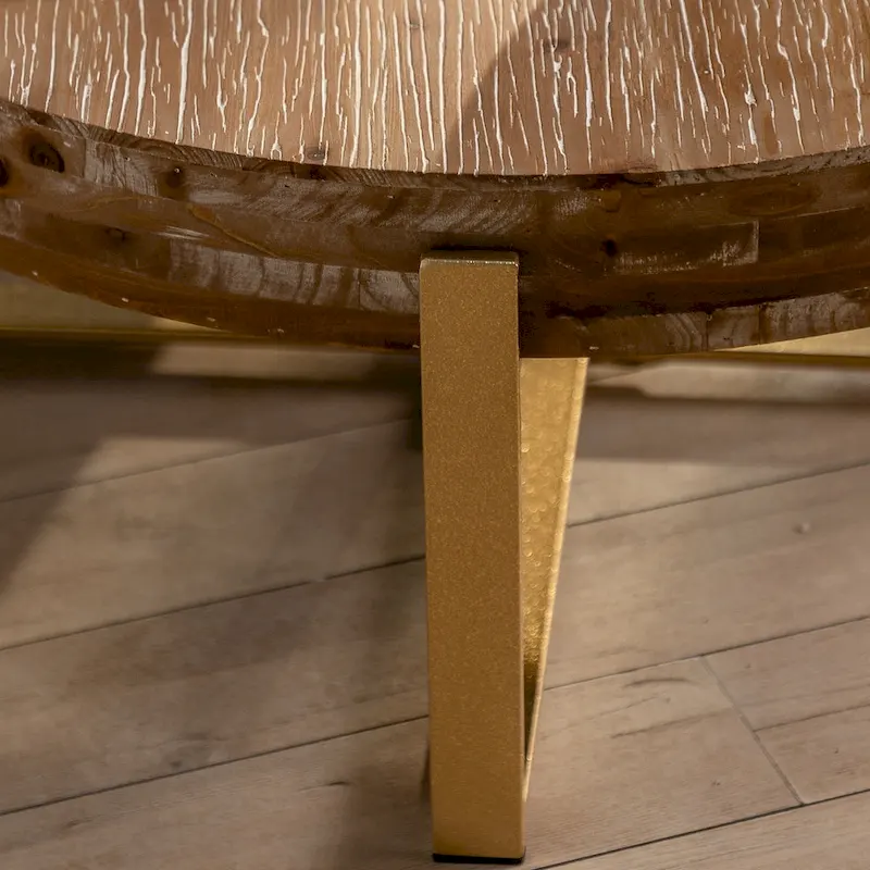 31.29 Modern Retro Splicing Round Coffee Table