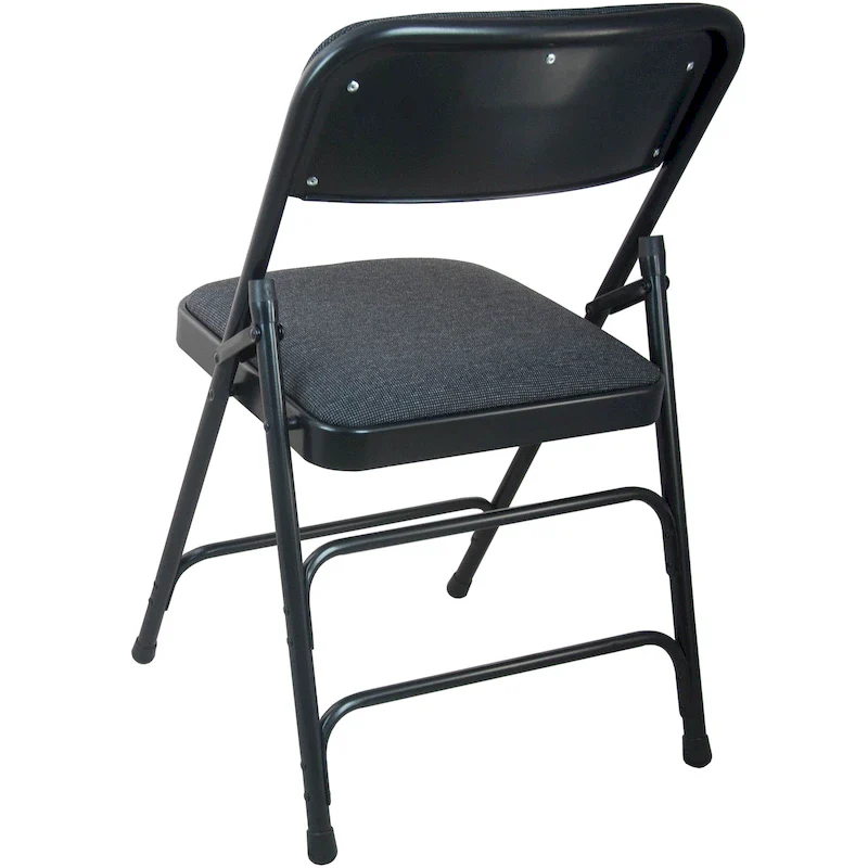 2-pack Advantage Padded Metal Folding Chair - Fabric Seat