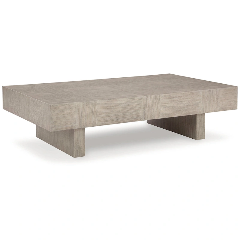 Signature Design by Ashley Jorlaina Light Grayish Brown Coffee Table - 60W x 35D x 16H