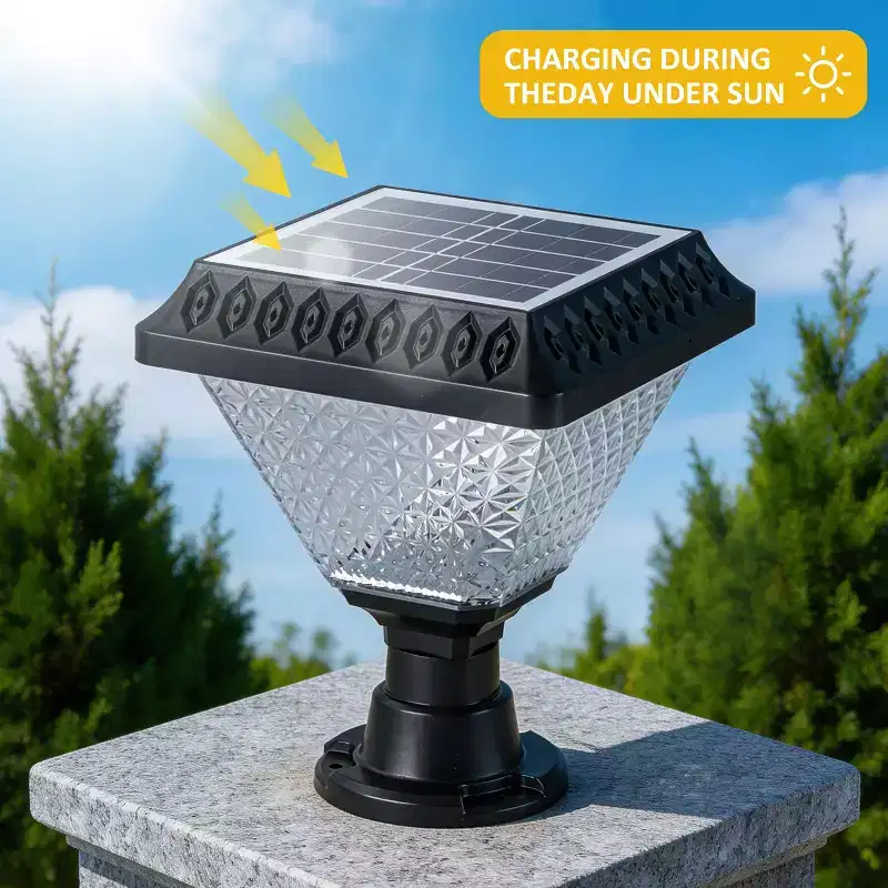 C Cattleya 2-Pack 8.5inch Matte Black Solar Post Cap Light with Remote Control,3CCT & RGB, Timer Function