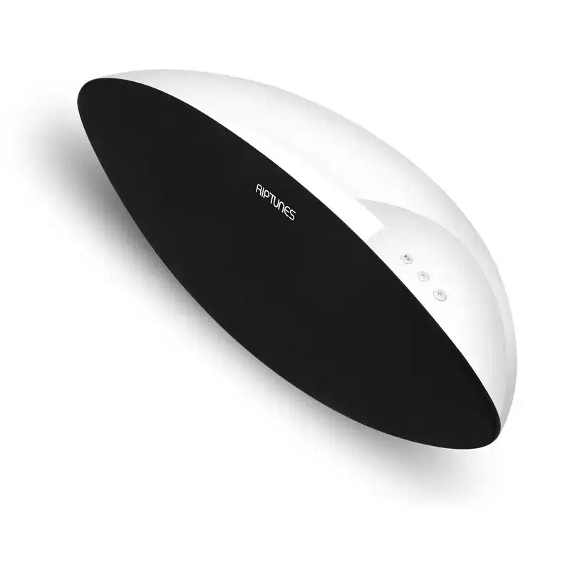 Riptunes Bookshelf Bluetooth Speaker System, White