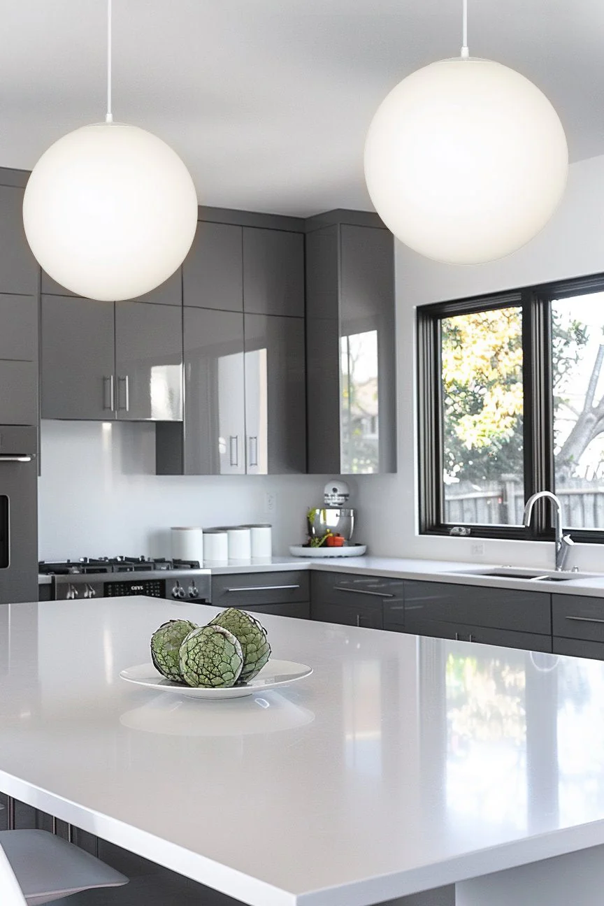 Ceres 14 Mid-Century Modern Hanging Orb Pendant Light