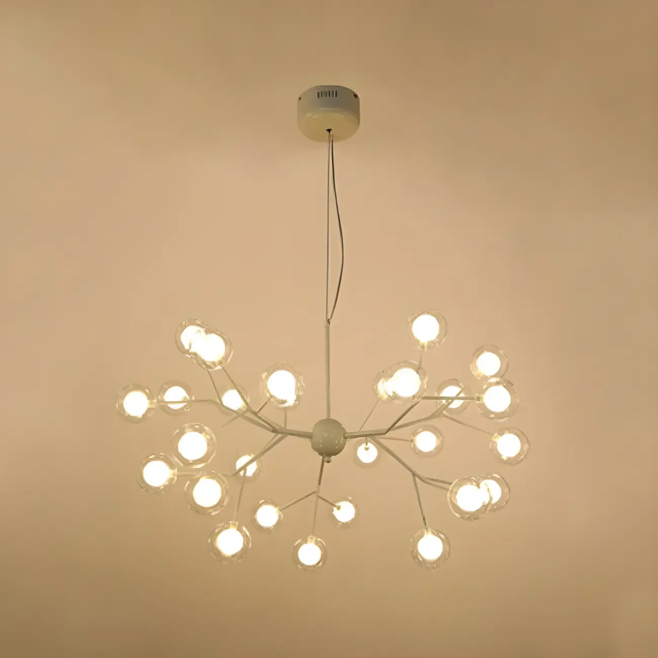 Adjustable Modern Globe Glass Sputnik Chandelier