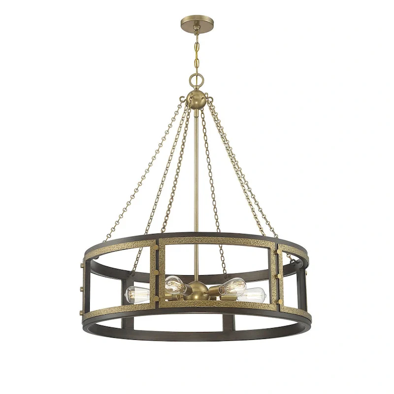 Savoy House Lakefield 6 Light 34  Wide Suspension Pendant