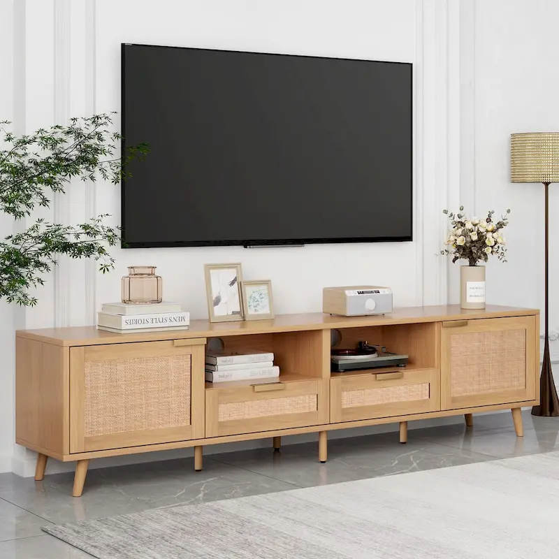 Wood Color Rattan-Style 78