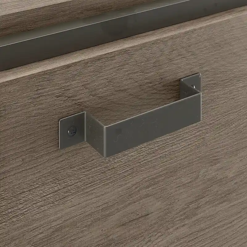 Lateral File Cabinet in Rustic Grey