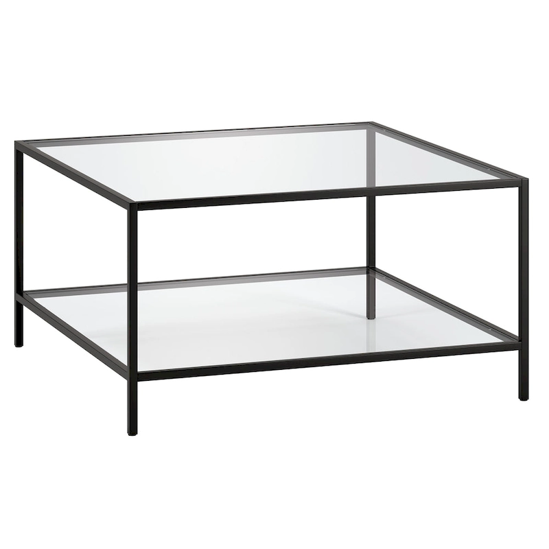 Sivil 32 Square Coffee Table with Shelf