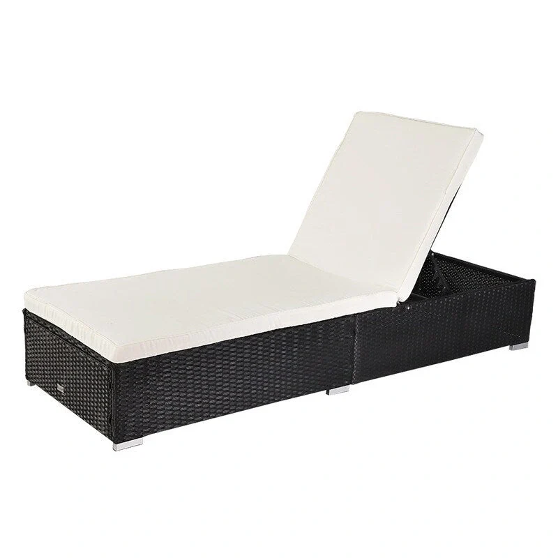 Patio Leisure Rattan Furniture Pool Bed / Chaise (Single Sheet)