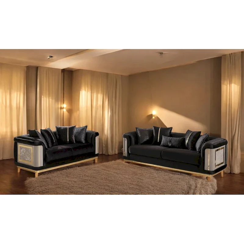 Luresta 2 Pieces Living Room Sets 1 Sofa 1 Love seat
