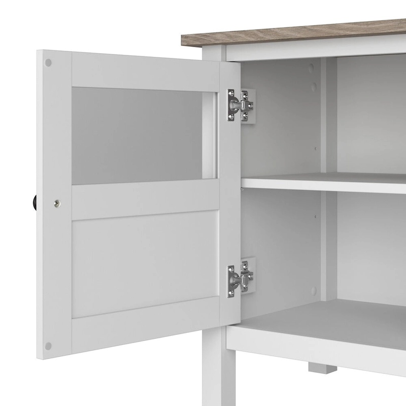 Bush Furniture Mayfield Farmhouse Coffee Table with End Tables