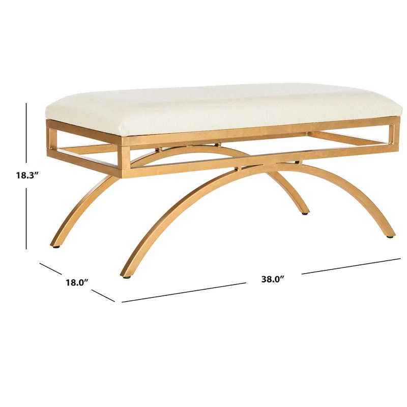 Belinda Modern Glam Arc Bench