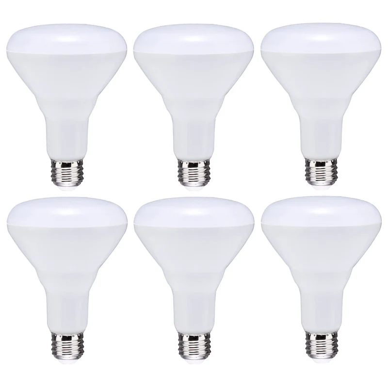 8.5 Watt BR30 LED 4000K 80 CRI Medium Base 120 Volts Dimmable 6-pack - Frost