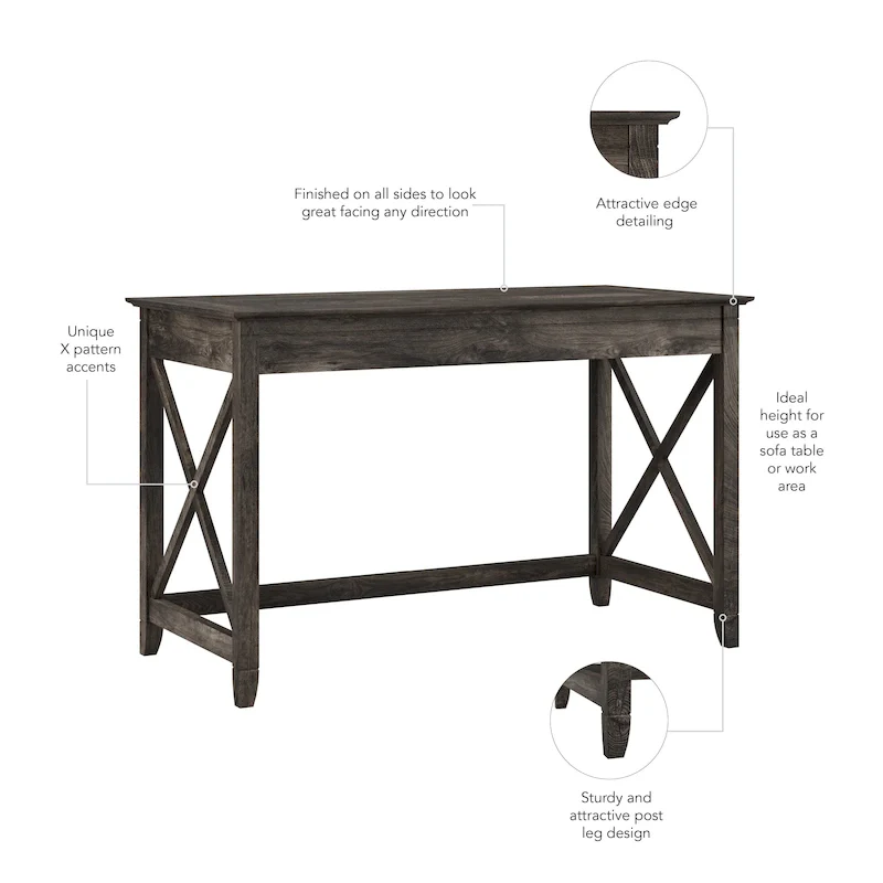 Key West 48W Writing Desk by Bush Furniture