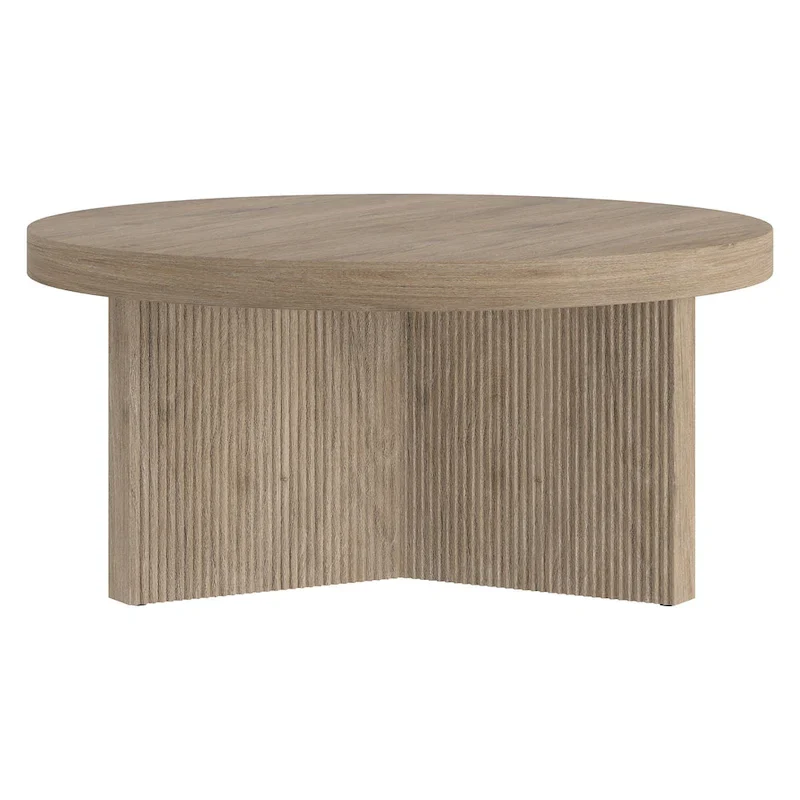 Holm 32  Wide Round Coffee Table - 32  Wide