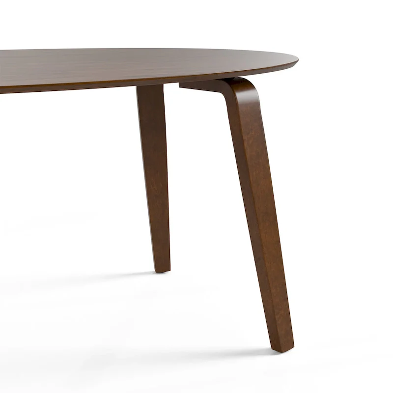 Beau I Mid-Century Walnut Oval Dining Table