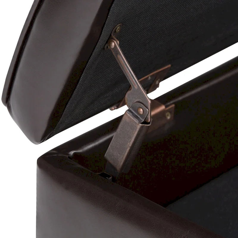 WYNDENHALL Essex 44 inch Wide Transitional Rectangle Ottoman Bench