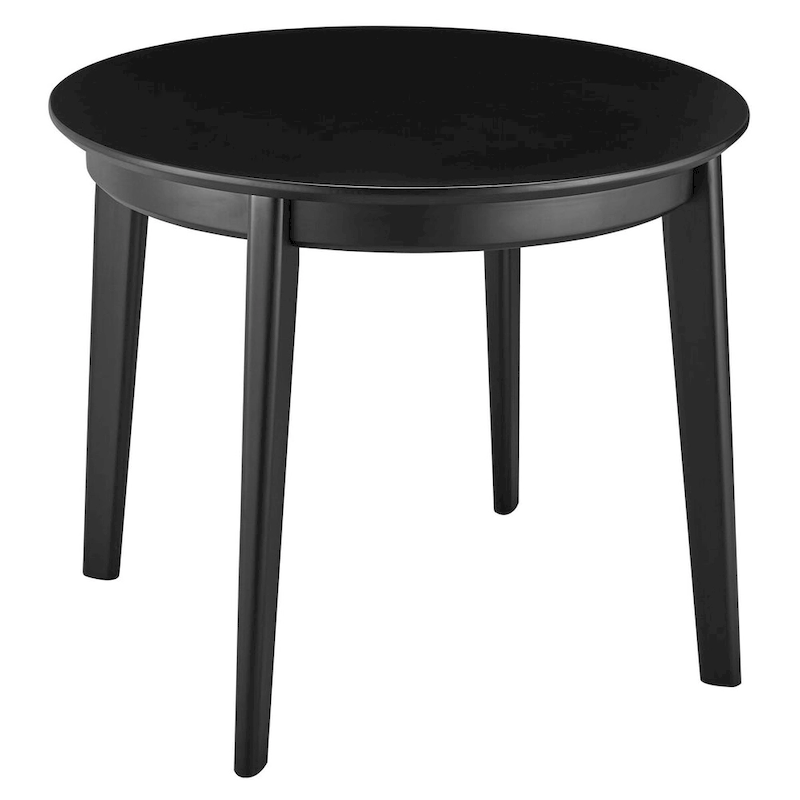 Atle Round Table in Matte Black