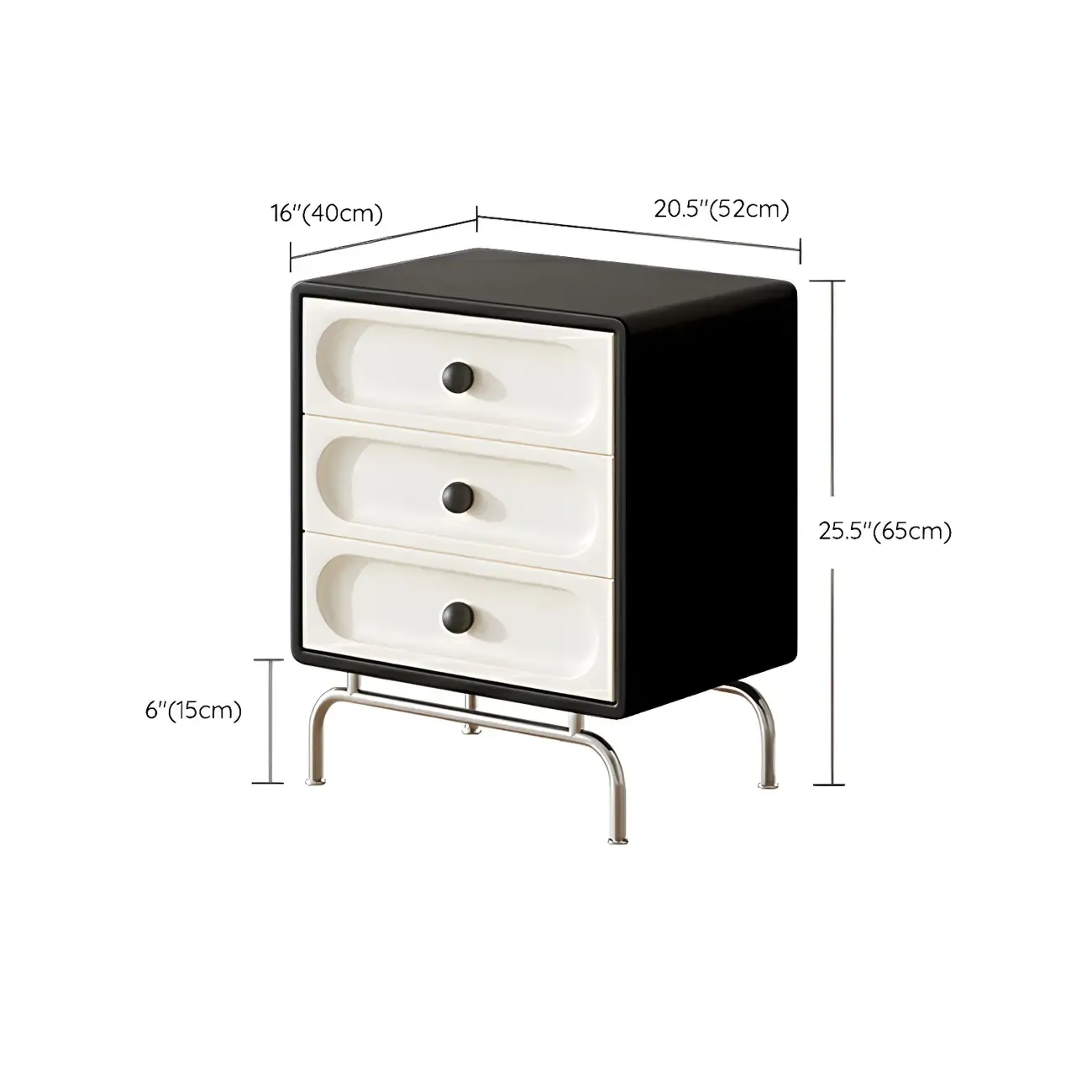 Stylish White Wooden Double Dresser with Soft-Close Drawers