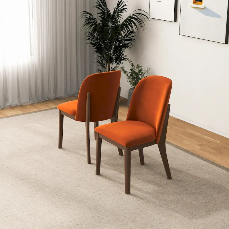 Linen Upholstered Dining Chair