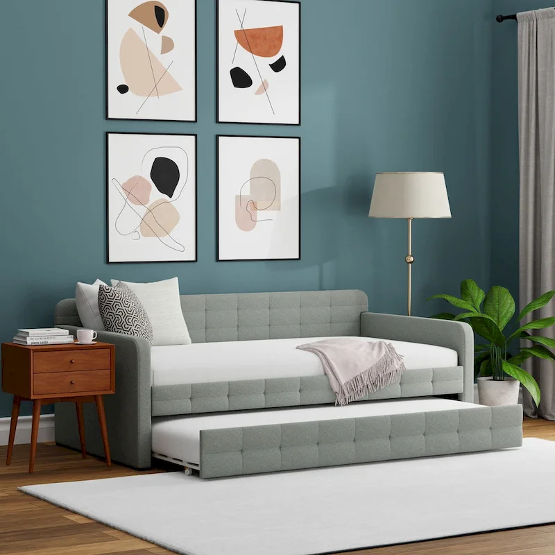 Tufted Daybed with Trundle