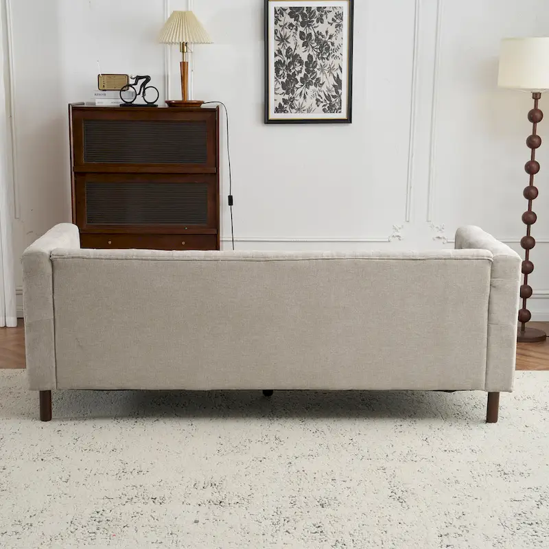 Modern Upholstered Tufted Sofa Couch