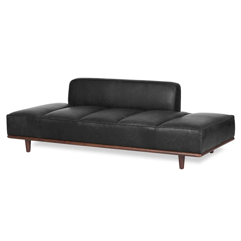 Poly & Bark Jasper Daybed - Full Grain Genuine Italian Leather