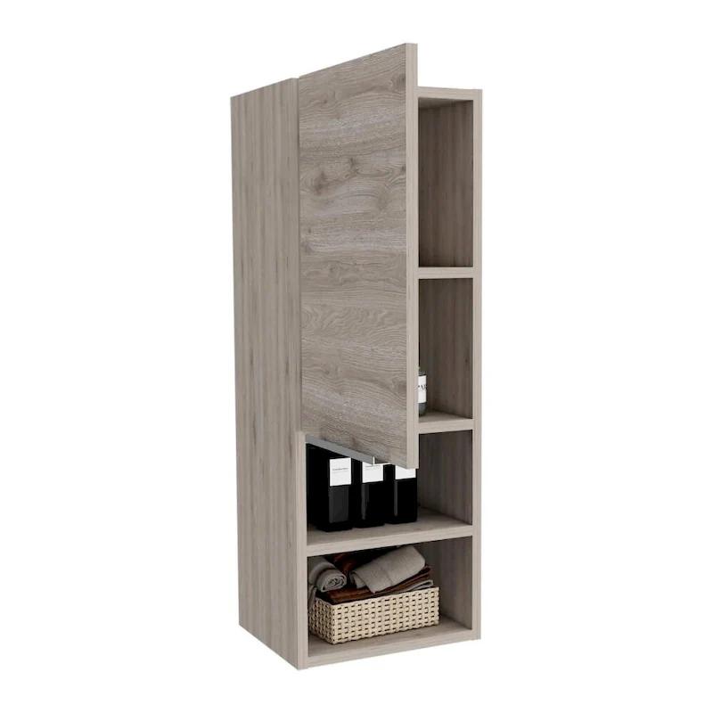 Medicine Cabinet Hazelton,Bathroom, Smokey Oak Finish,High quality and durable