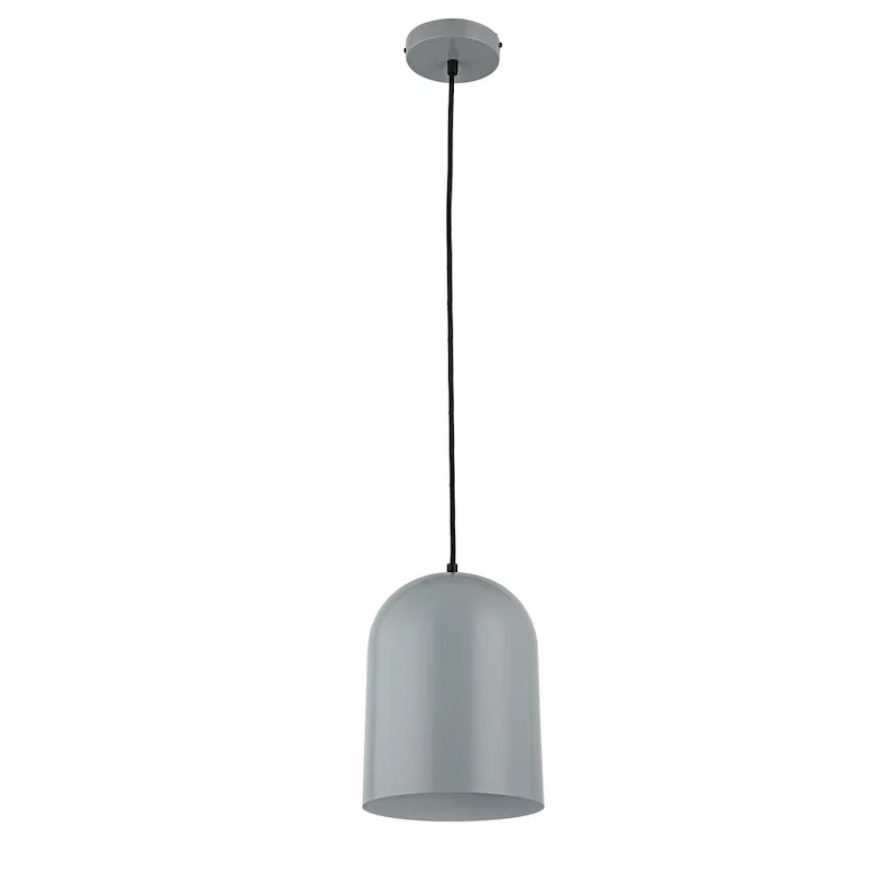 1-light Grey/White Hanging Mini Pendant