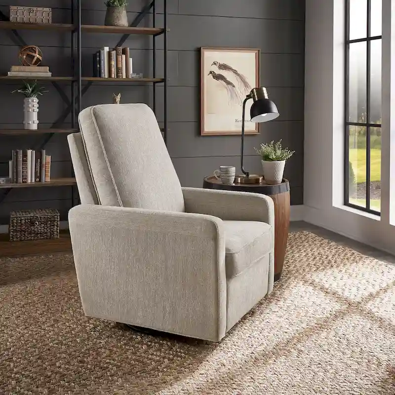 Push Back Swivel Recliner Chair
