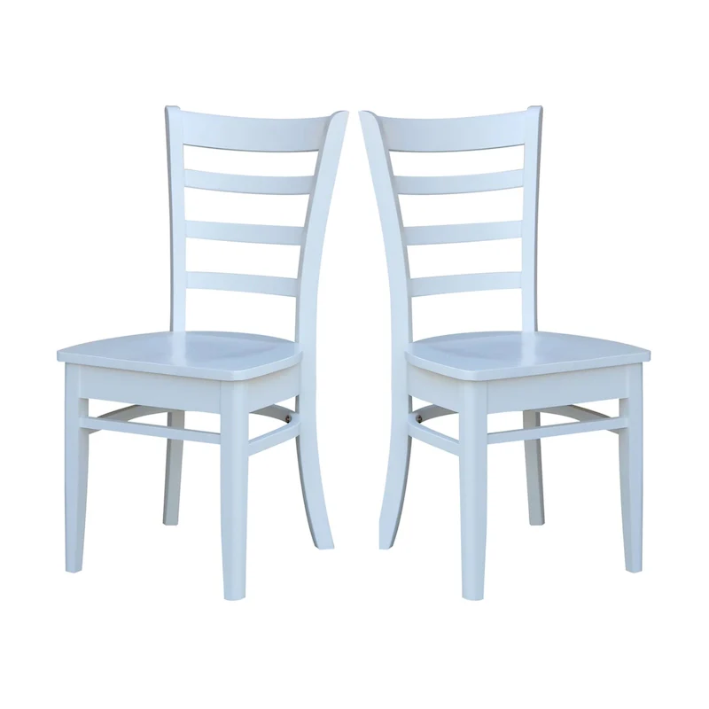 International Concepts Set of Two Emily Side Chairs