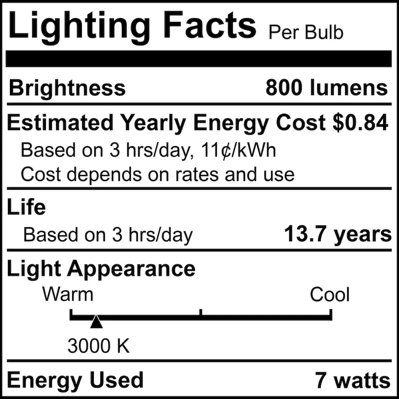 Bulbrite LED Filament Pack of (4) 7 Watt Dimmable A19 Light Bulbs with Milky Finish and Medium (E26) Base - 3000K