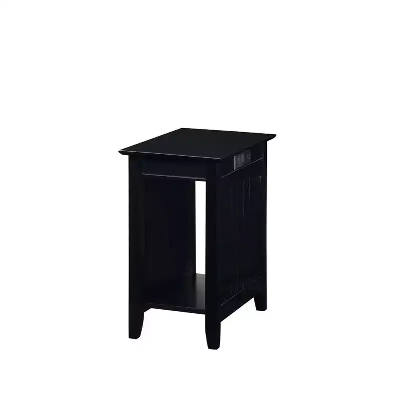 Edison End Table with Charging Station - Johar Furniture