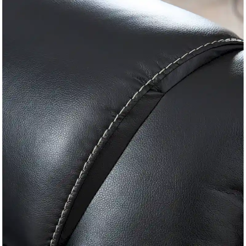 Bonded Leather Recliner Sofa