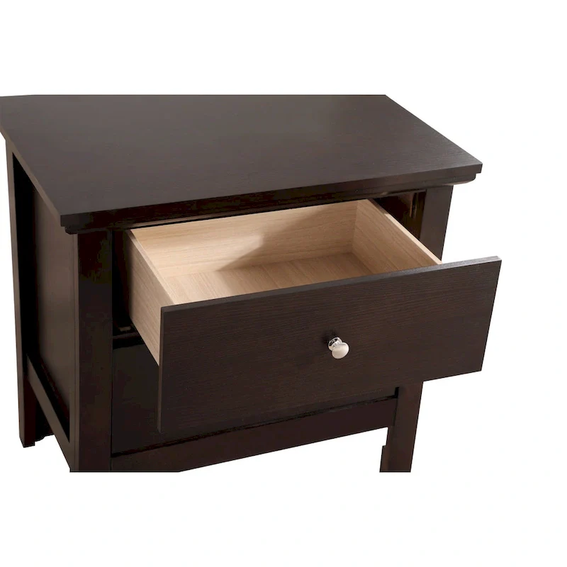 Primo 2-Drawer Nightstand (24 in. H x 19 in. W x 15.5 in. D)