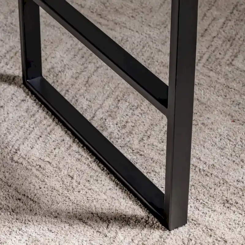 Josie 36W Mango Wood & Metal Standing Desk