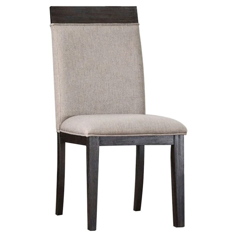 Strick & Bolton Edmonia Espresso Upholstered Side Chairs (Set of 2)